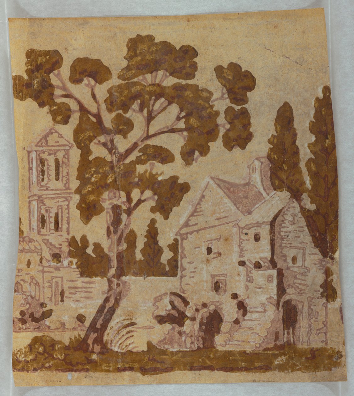 Carta per scatola da cappello da Unknown artist