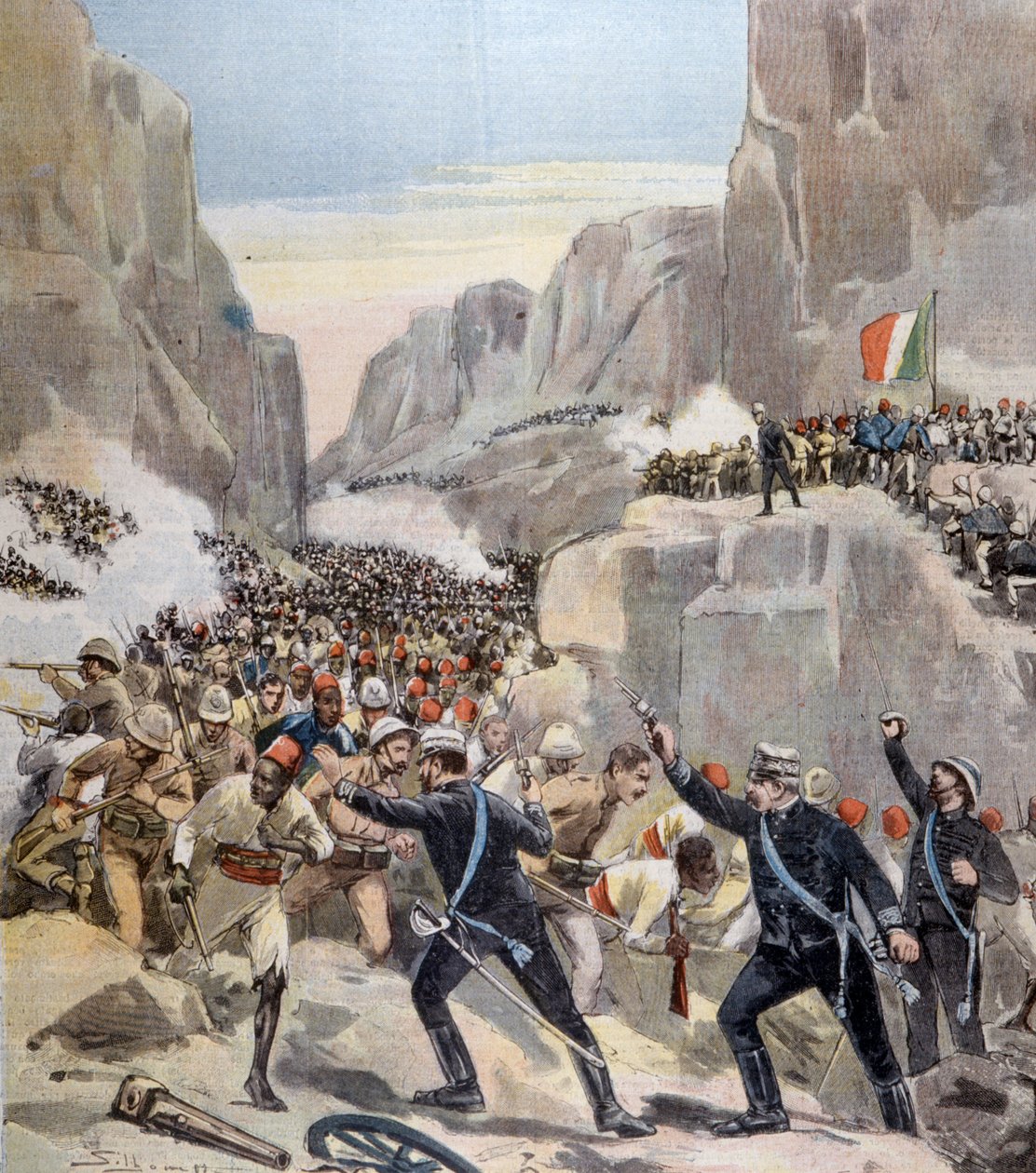 Battaglia di Abba Karima (Adua, Etiopia) tra Etiopia e Italia da Unknown artist