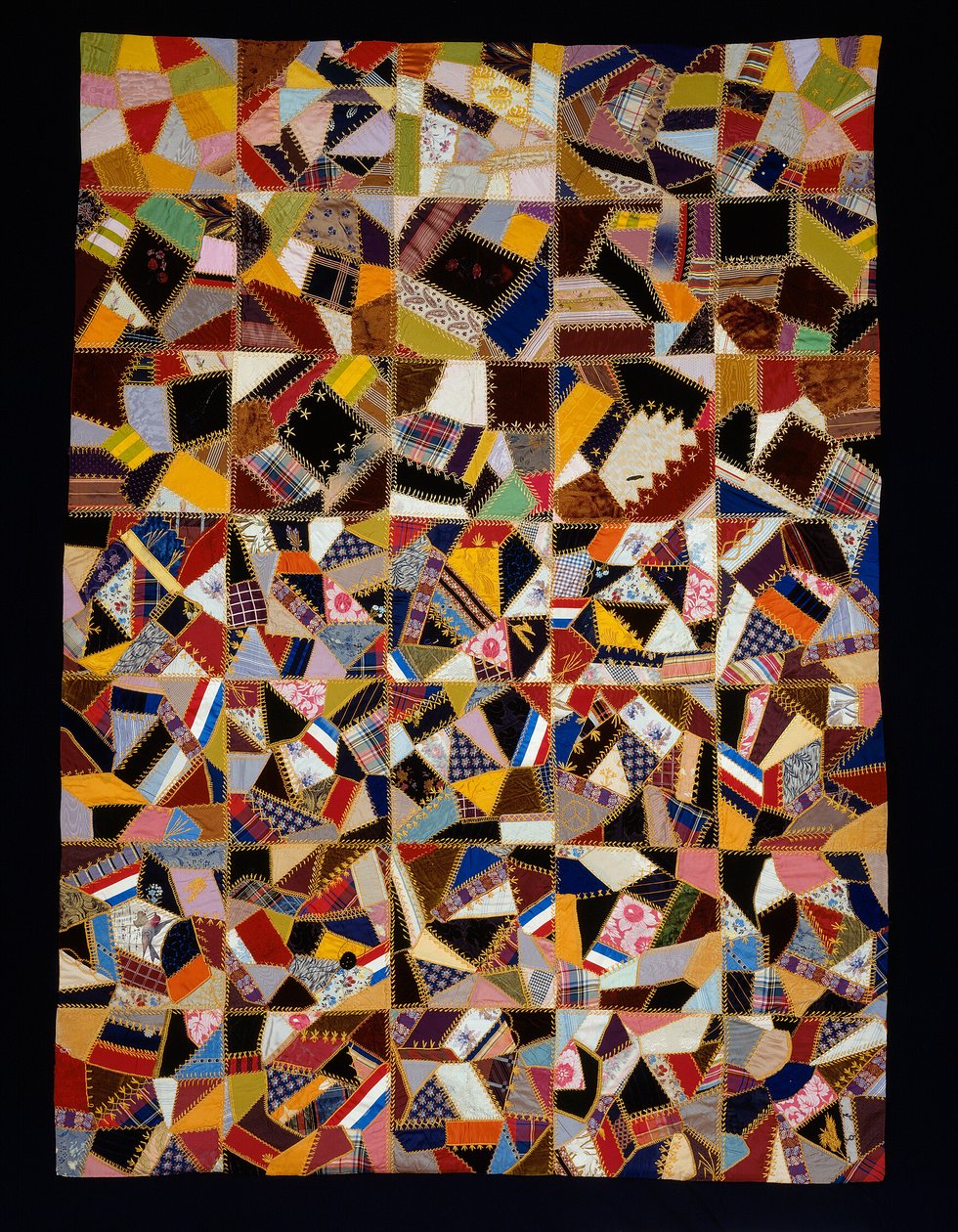 Copriletto (Crazy Quilt) da Unknown artist