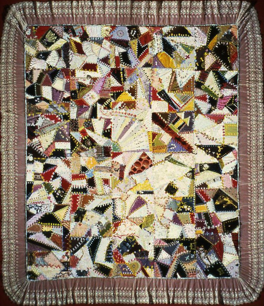 Copriletto (Crazy Quilt) da Unknown artist