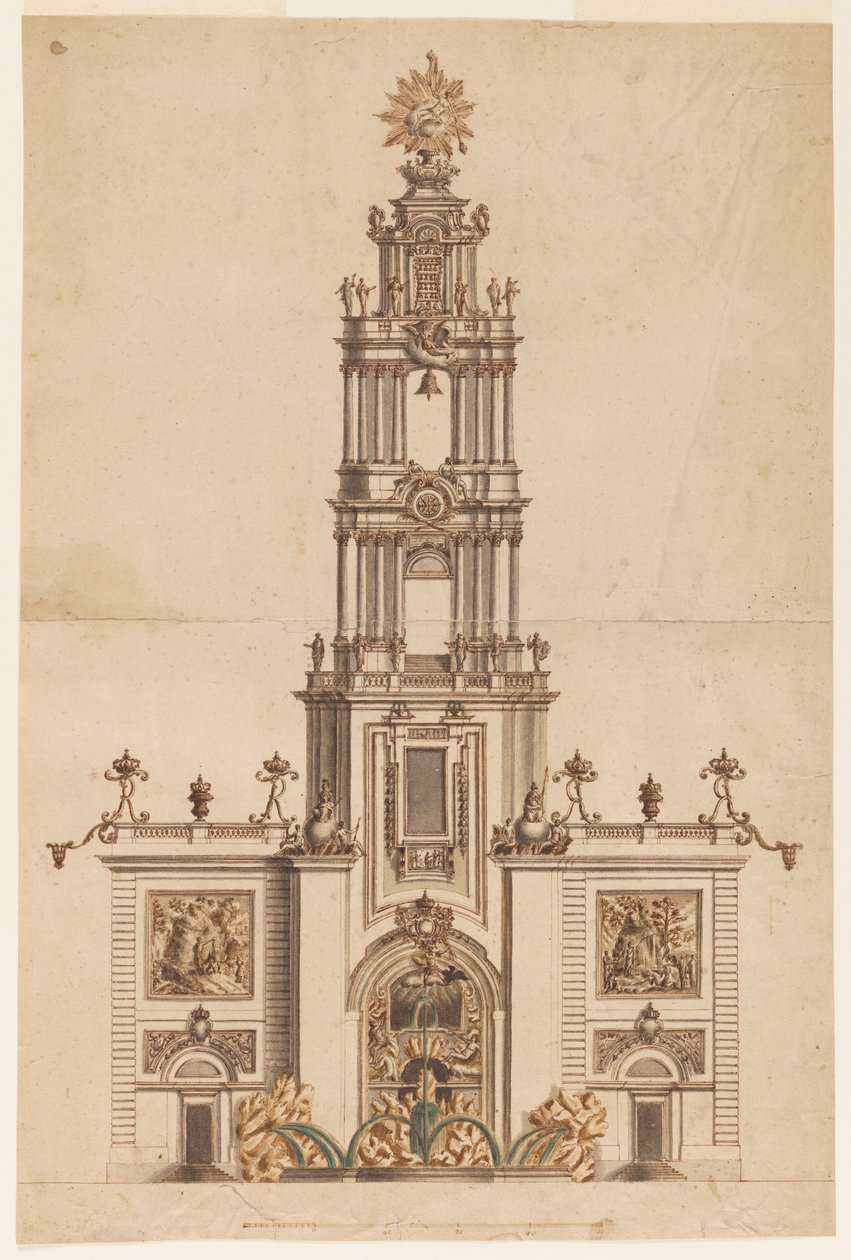 Campanile, probabilmente per Ferdinando IV di Napoli da Unknown artist