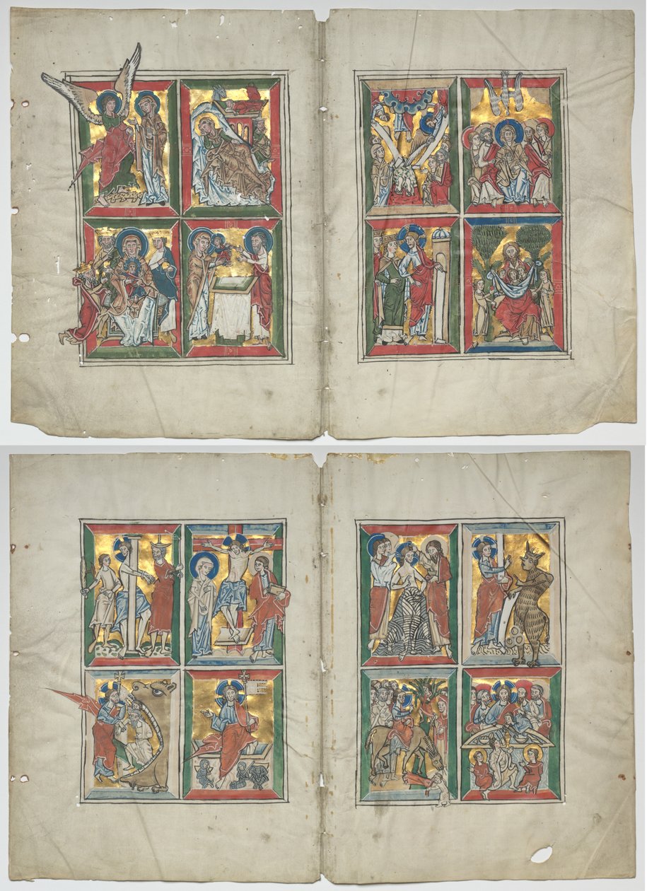Bifolia con scene della vita di Cristo da Unknown artist