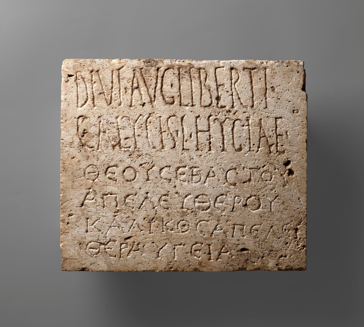 Iscrizione funeraria bilingue da Unknown artist