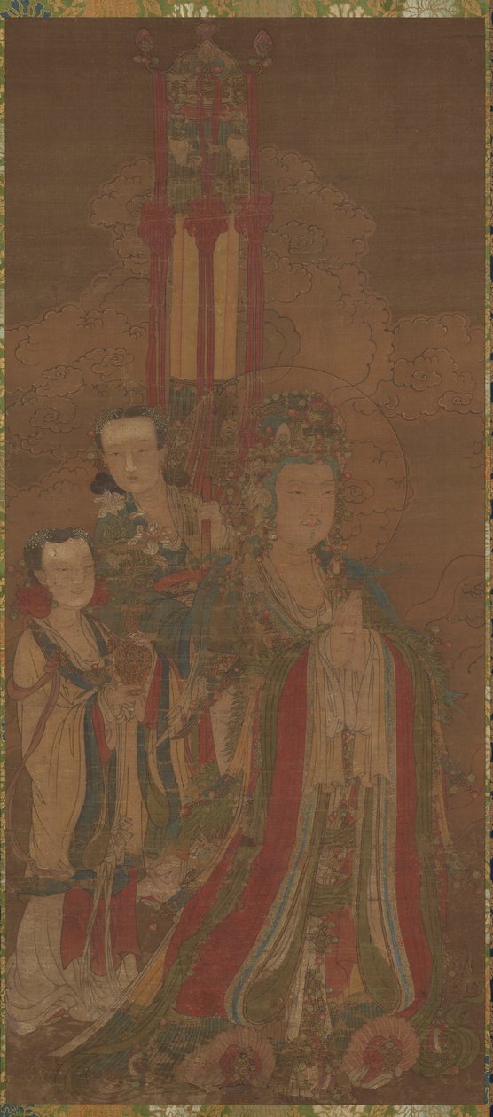 Bodhisattva e attendenti da Unknown artist