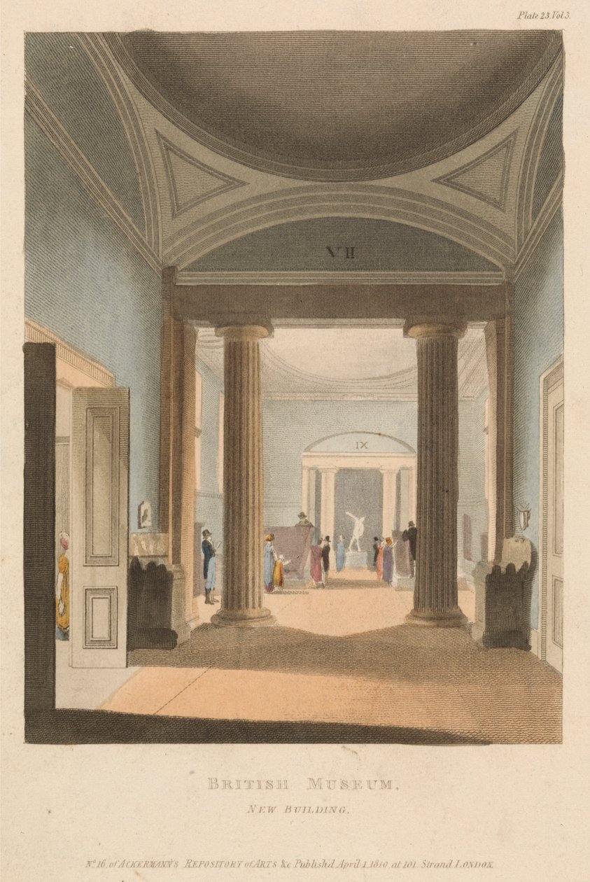 British Museum, nuovo edificio da Unknown artist