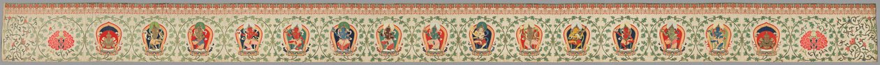 Striscia broccata, nota come "Brocato del Tributo Imperiale" da Unknown artist