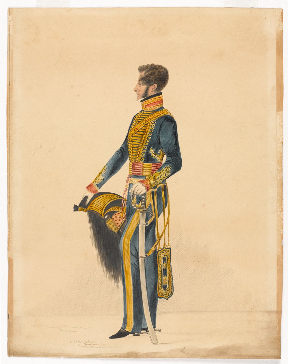 Capitano William Brett, Artiglieria a Cavallo di Bombay da Unknown artist