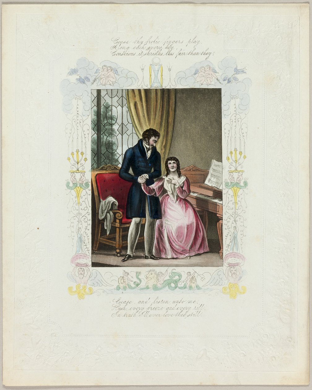 Cessate il vostro gioco di dita (San Valentino) da Unknown artist