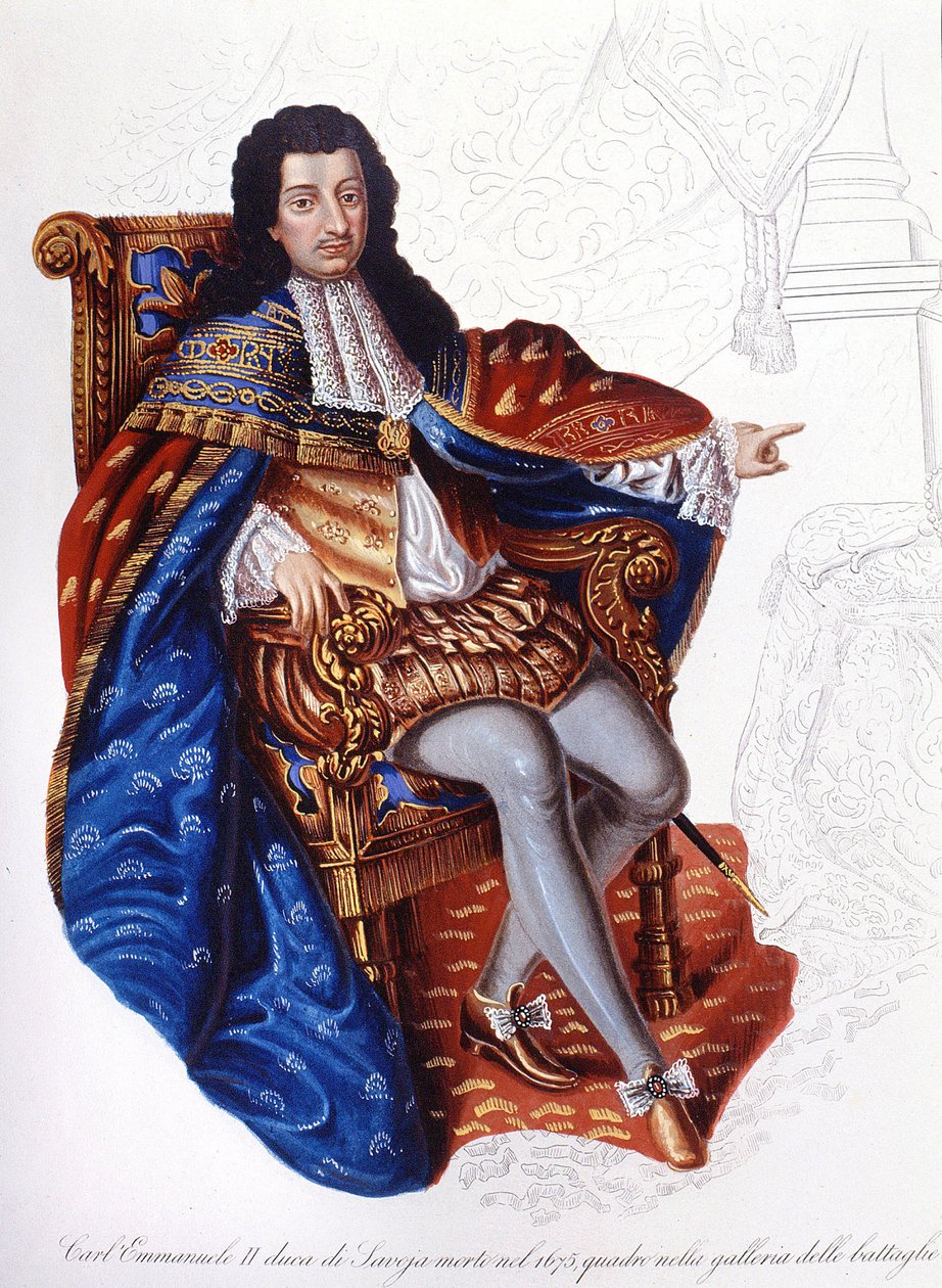 Carlo Emanuele II (1634 - 1675), Duca di Savoia da Unknown artist