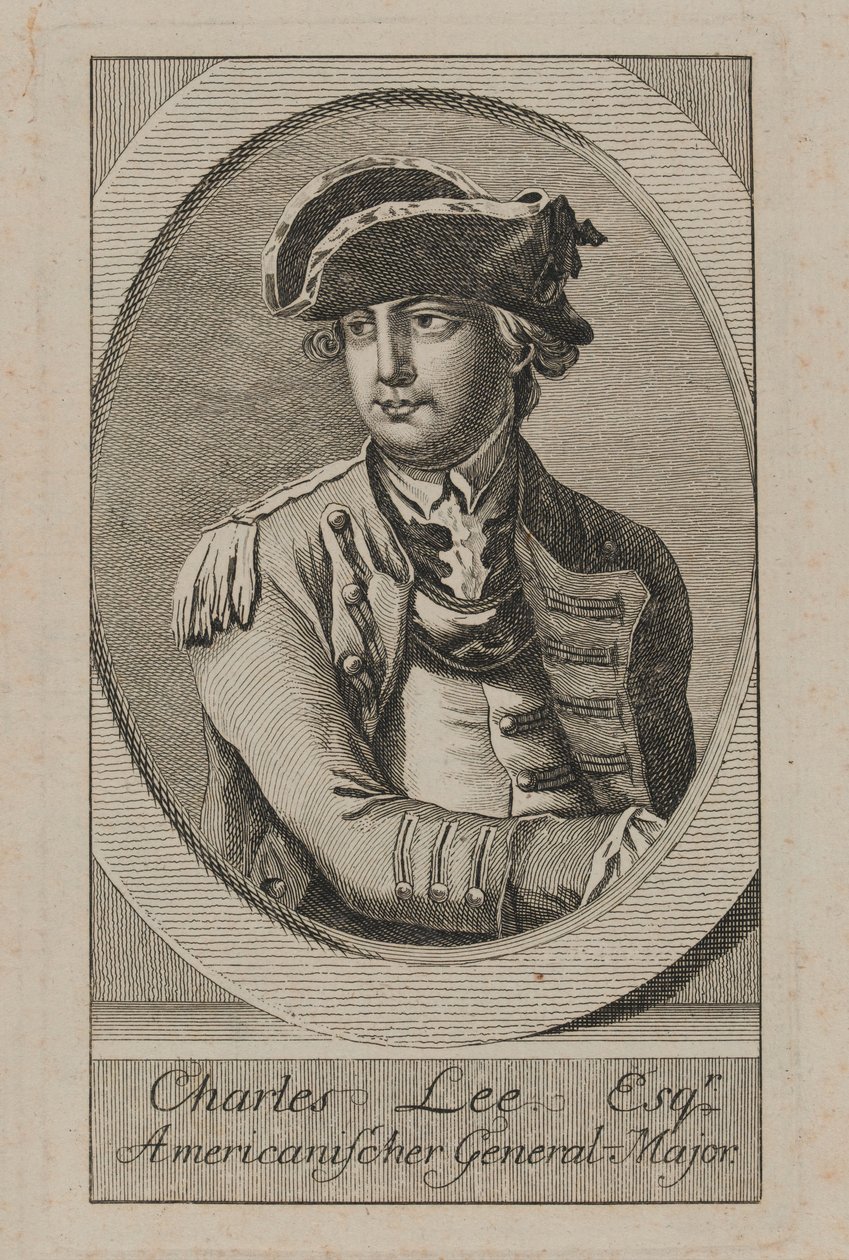 Charles Lee Esqr. Ameranischer General-Major da Unknown artist