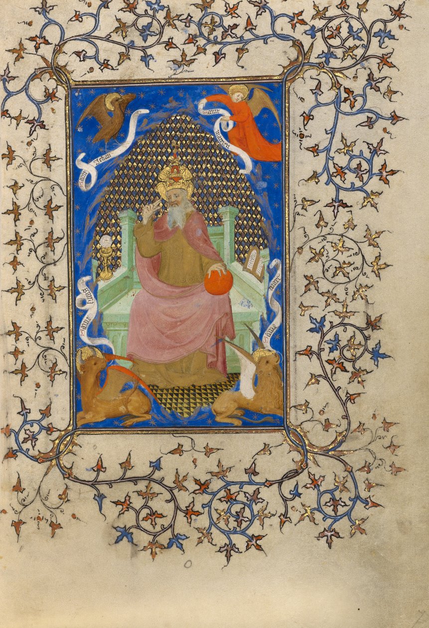 Cristo in maestà circondato dai simboli dei quattro evangelisti da Unknown artist