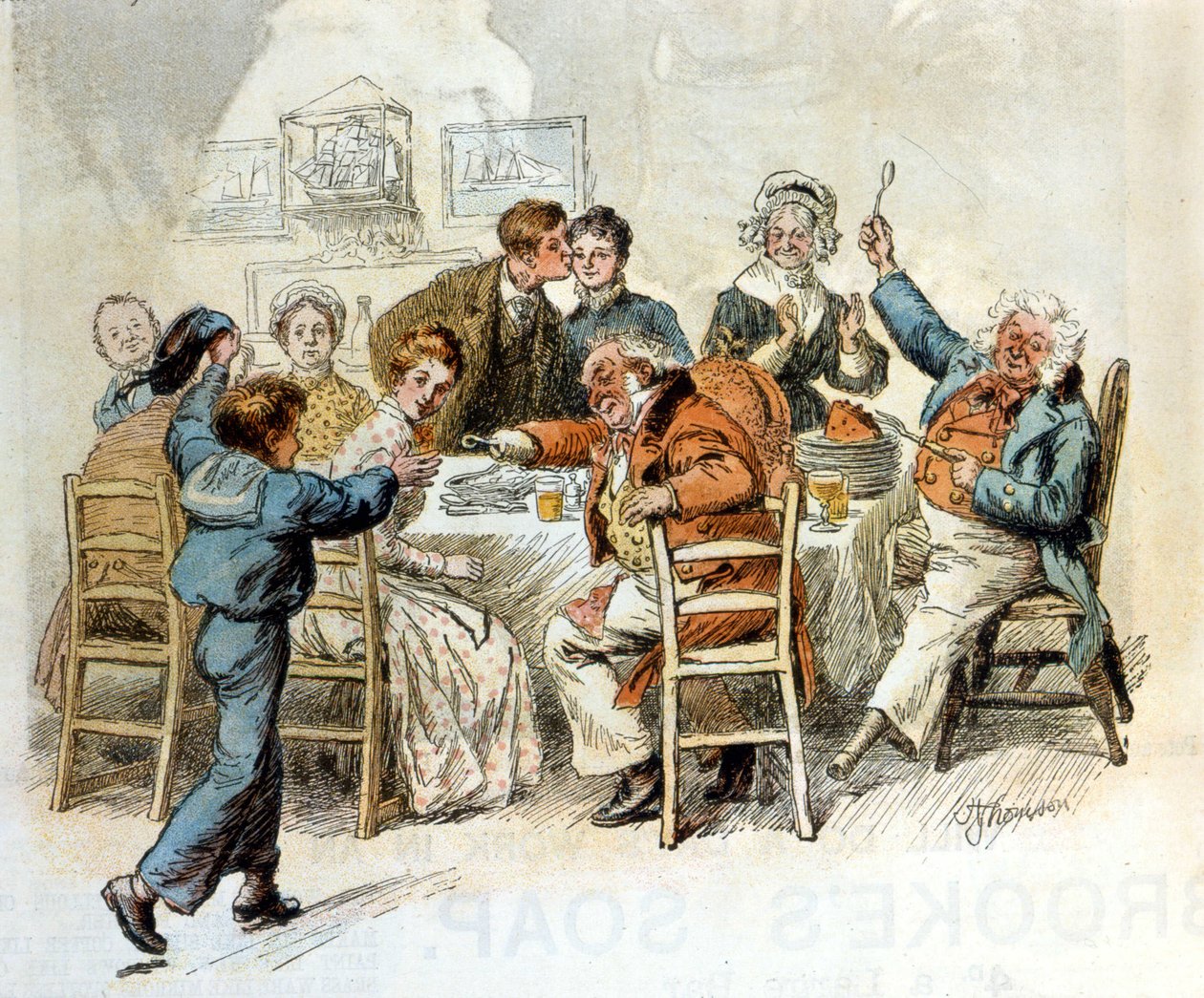 Pranzo di Natale da Unknown artist