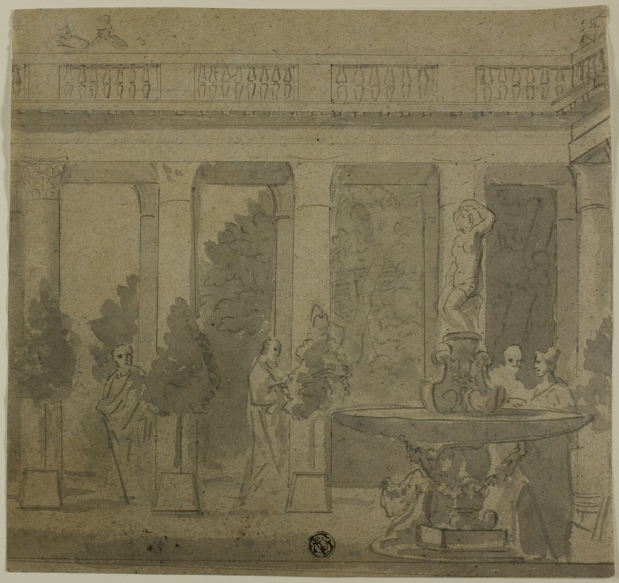 Scena di interno classico da Unknown artist