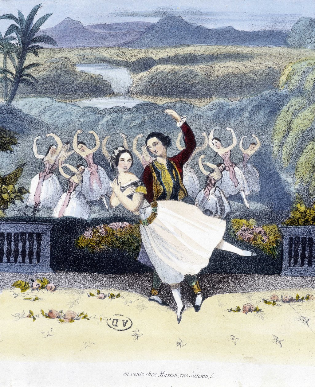 Danza classica: romantica - disegno da Unknown artist