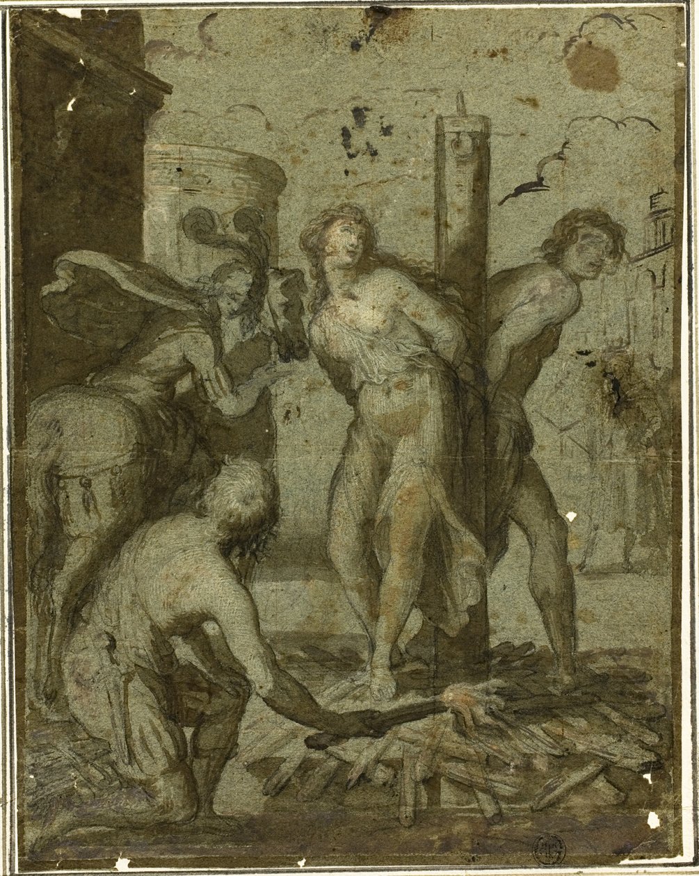 Clorinda salva Olindo e Sophronia da Unknown artist