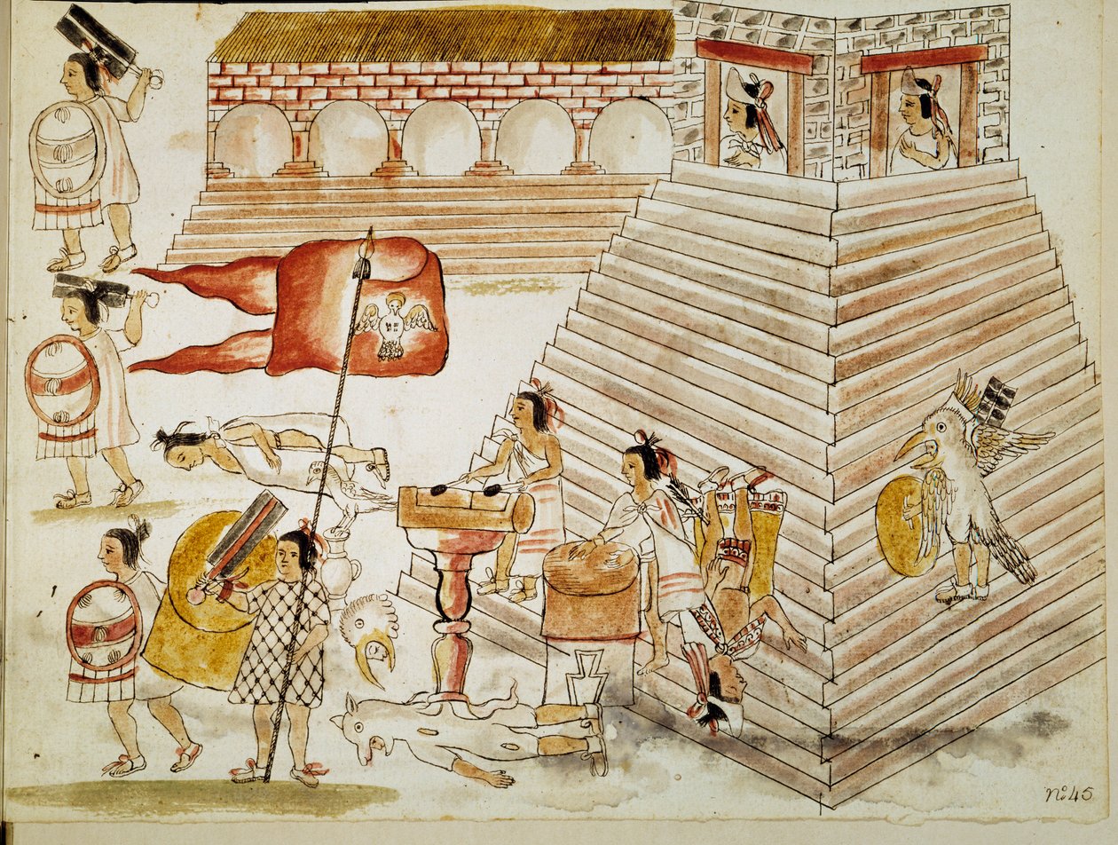Conquista del Messico: distruzione di Tenochtitlan da Unknown artist