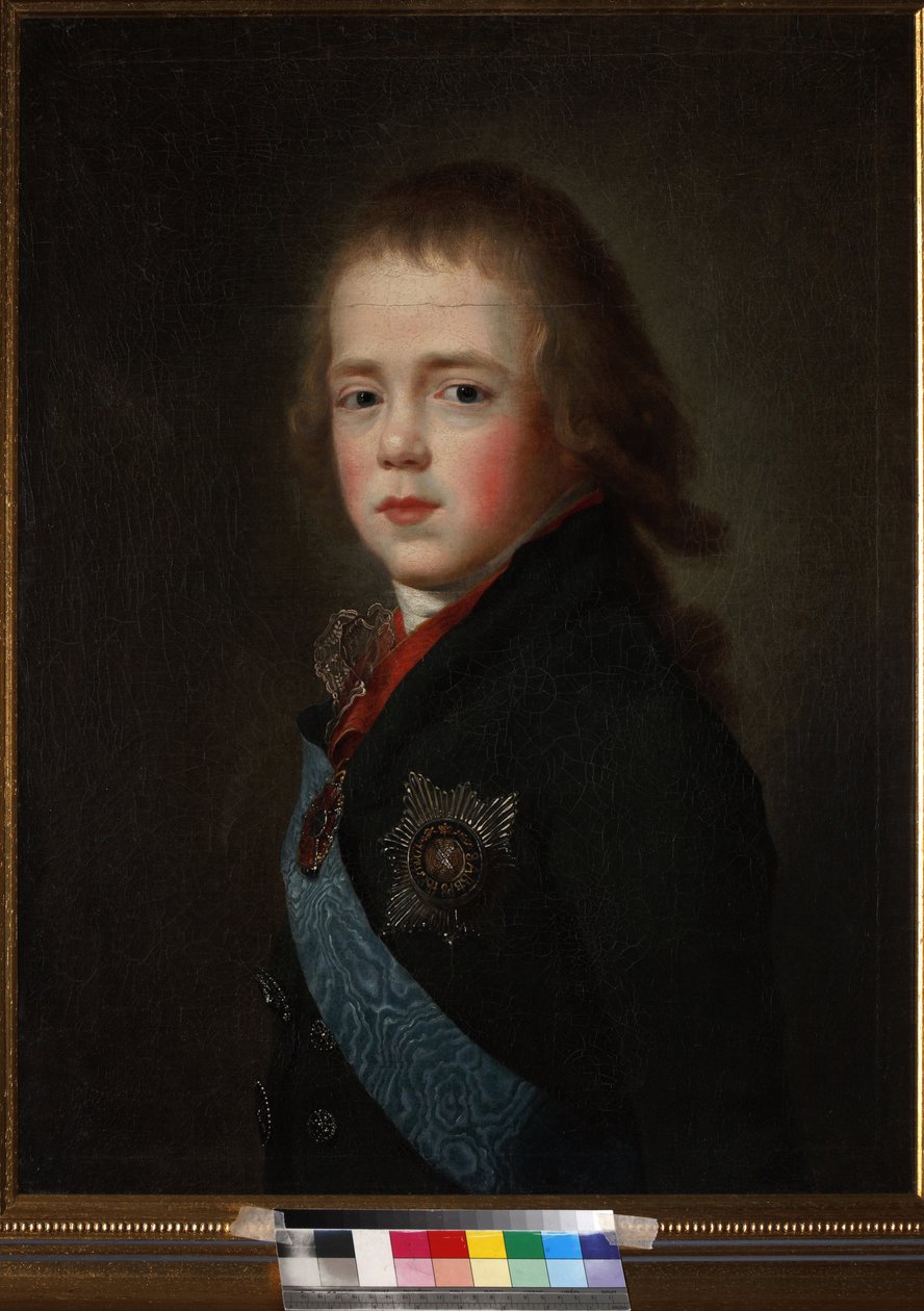 Ritratto del granduca Costantino Pavlovich di Russia (1779-1831) da bambino da Unknown artist
