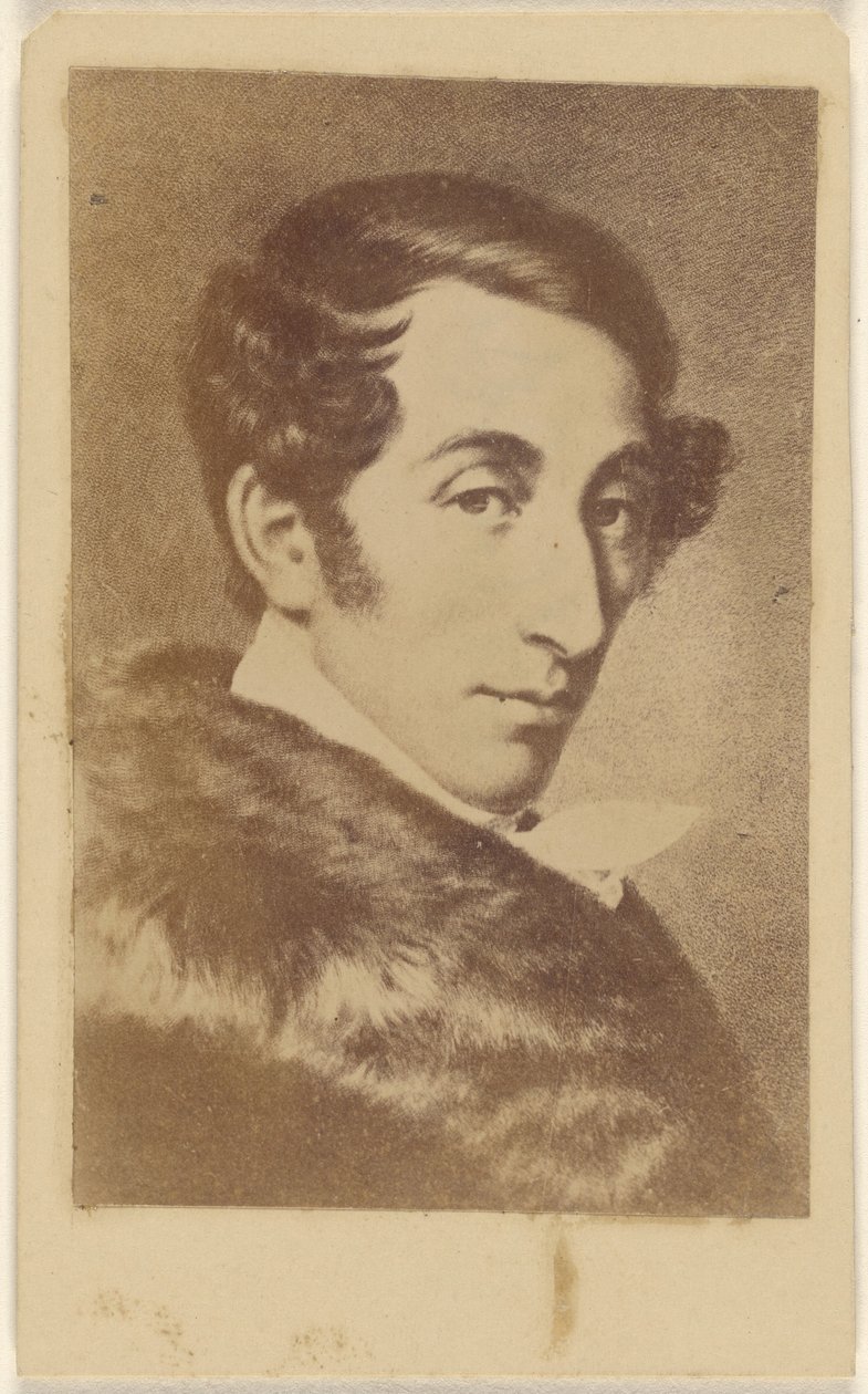 [Copia di un dipinto di un uomo non identificato che indossa un cappotto con un collo di pelliccia]. da Unknown artist