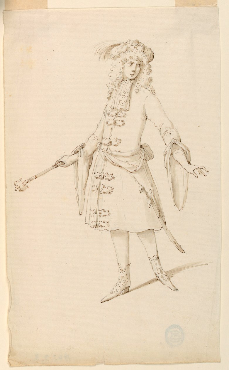 Costume design: Un nobile, re o principe per un balletto da Unknown artist