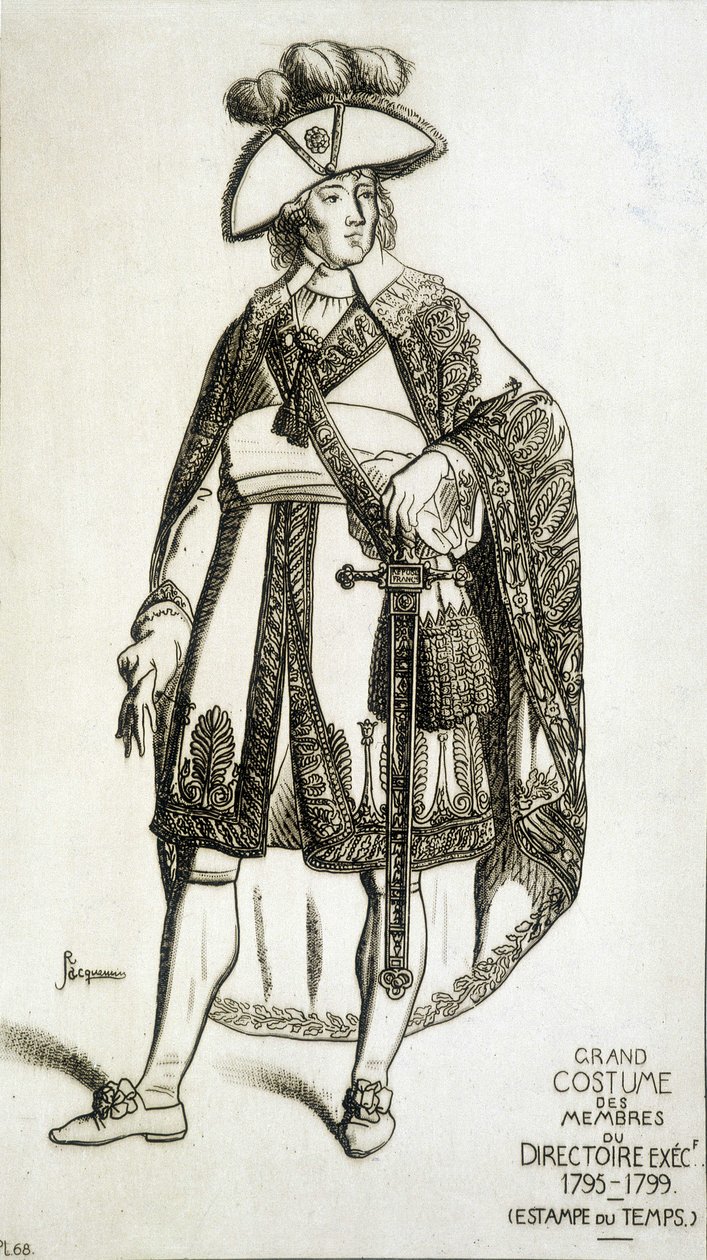 Costume dei membri del Consiglio Esecutivo da Unknown artist