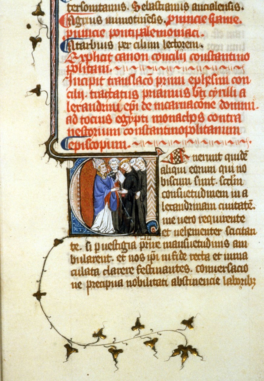 Concilio di Efeso, 365, 356r. Fascicolo manoscritto. B. Mr. de Toulouse. Richiesta di autorizzazione alla Biblioteca Municipale di Tolosa (tel: 05 62 27 66 66) da Unknown artist