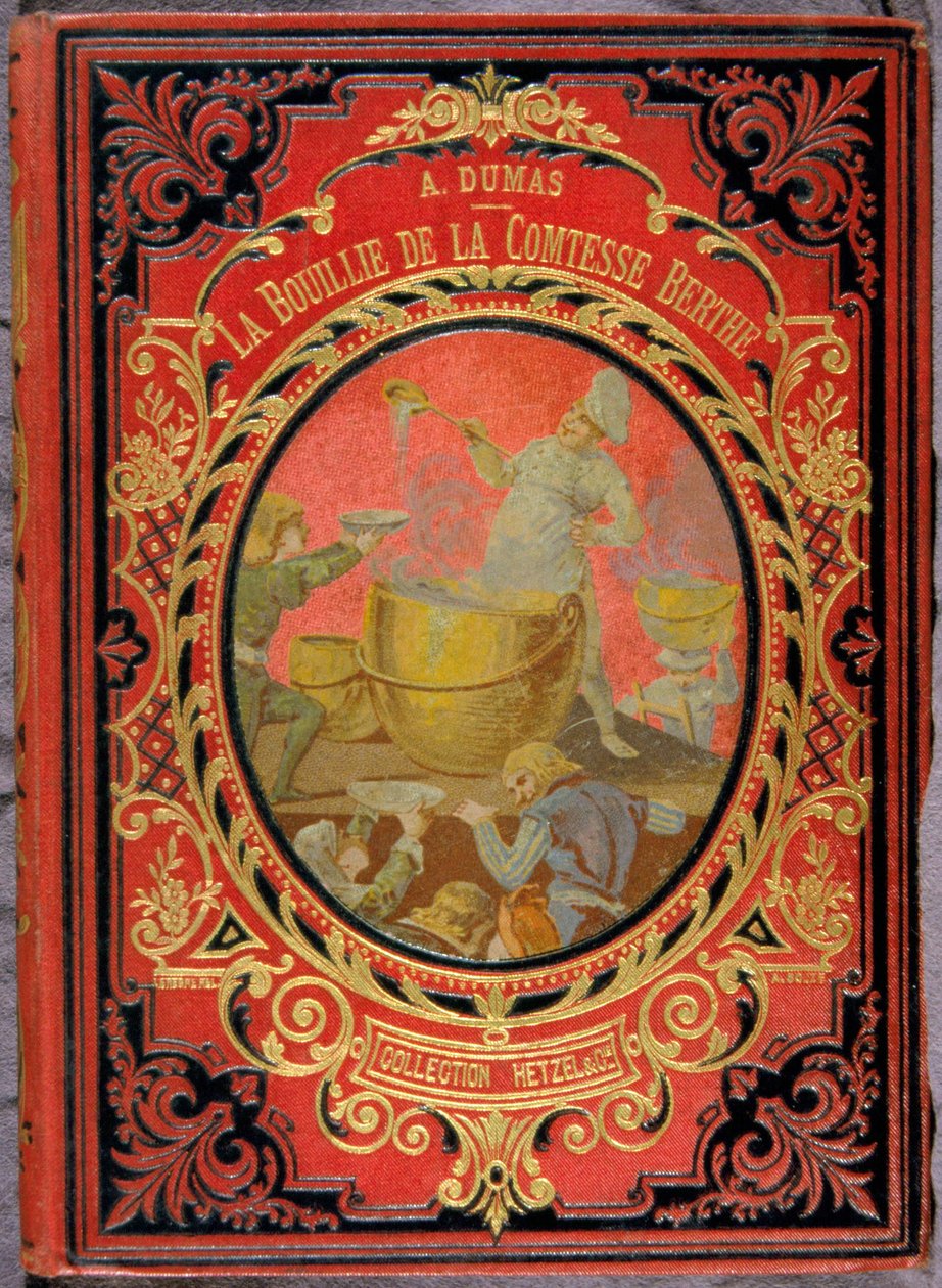 Copertina del libro "La Bouille de la comtesse Berthe" di Alexandre Dumas, collezione Hetzel da Unknown artist
