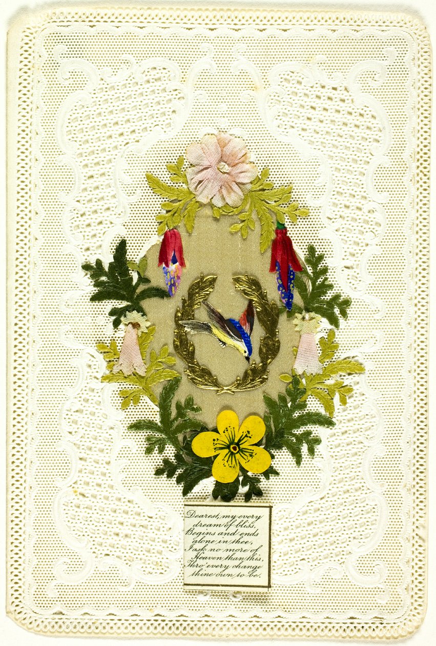 Carissima, ogni mio sogno di beatitudine (San Valentino) da Unknown artist