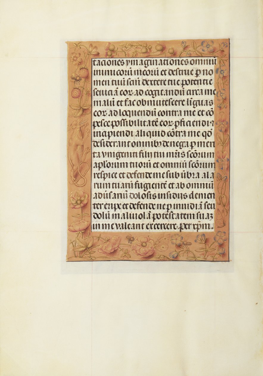 Pagina di testo decorata da Unknown artist