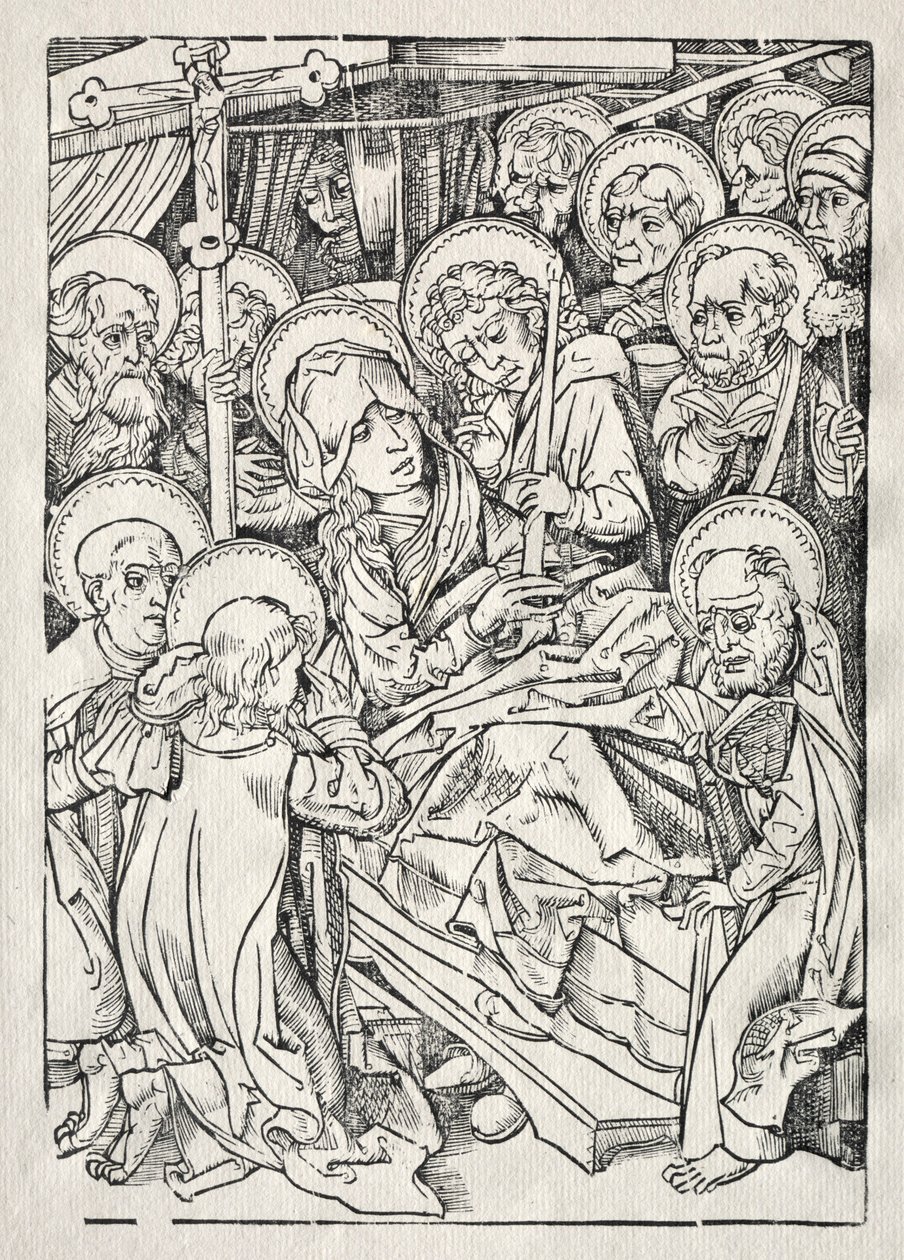 La morte di Maria da Unknown artist