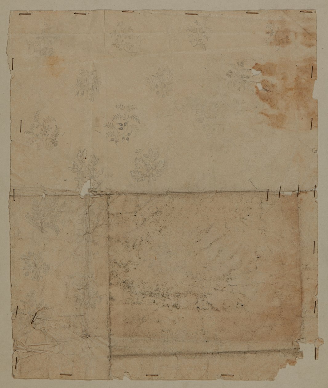 Disegno di Progetto, fine XVIII secolo da Unknown artist