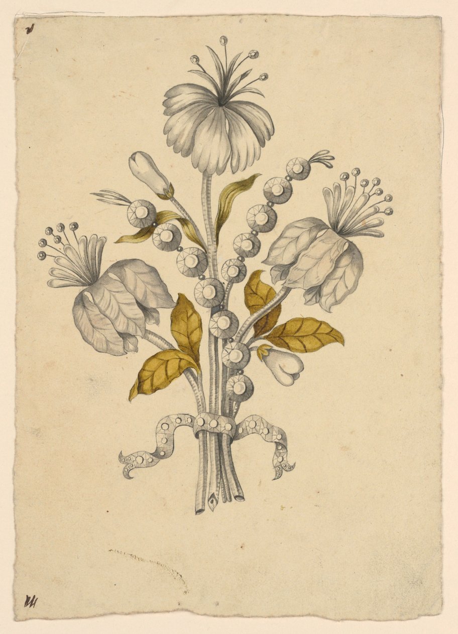 Progetto per un corsage da Unknown artist