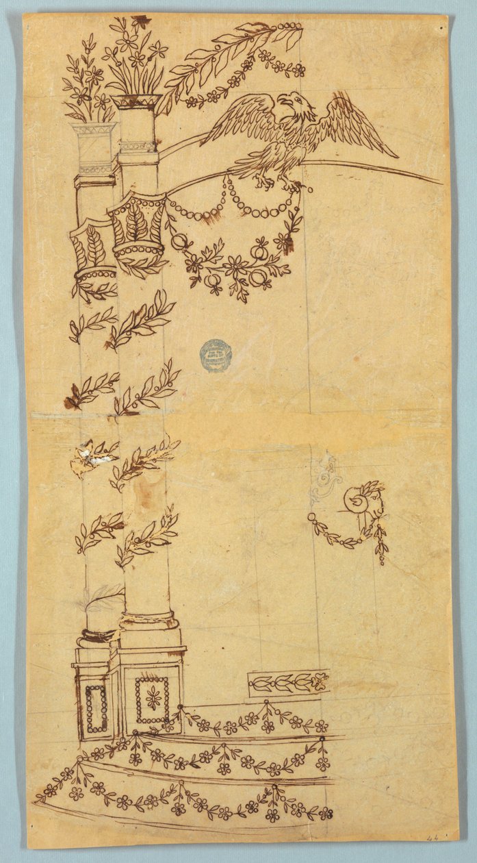 Progetto per un capriccio da giardino (?) da Unknown artist