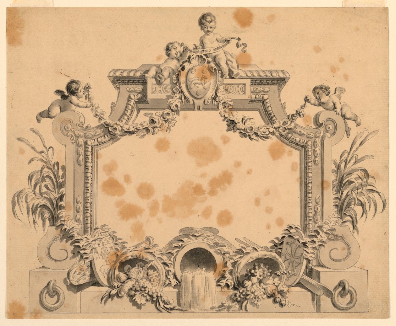 Progetto per una pagina del titolo da Unknown artist