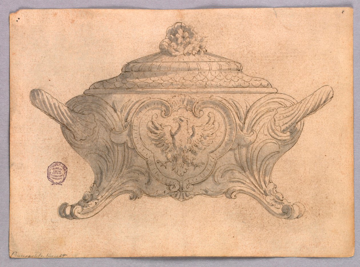 Progetto per una zuppiera da Unknown artist