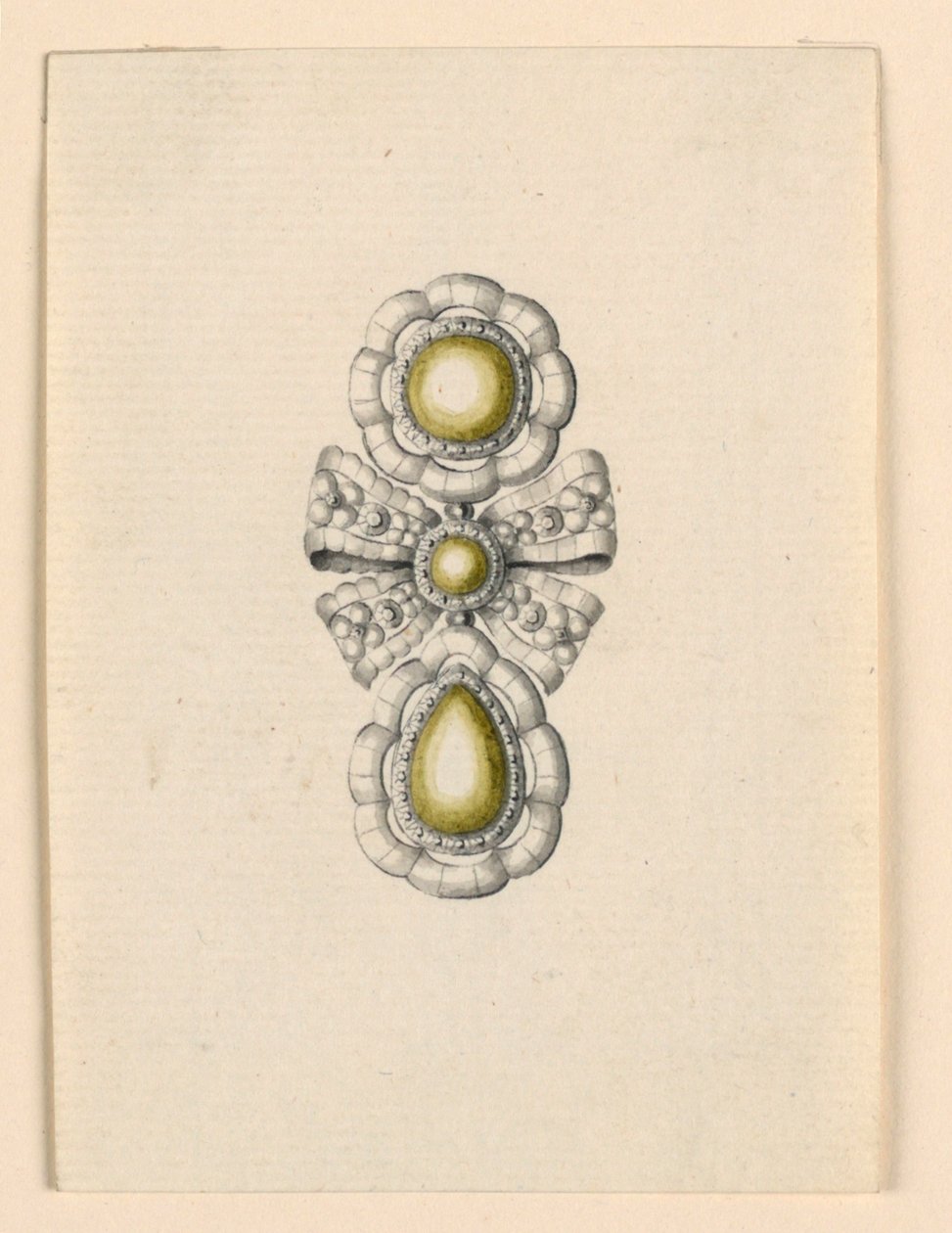Disegno per un orecchino da Unknown artist