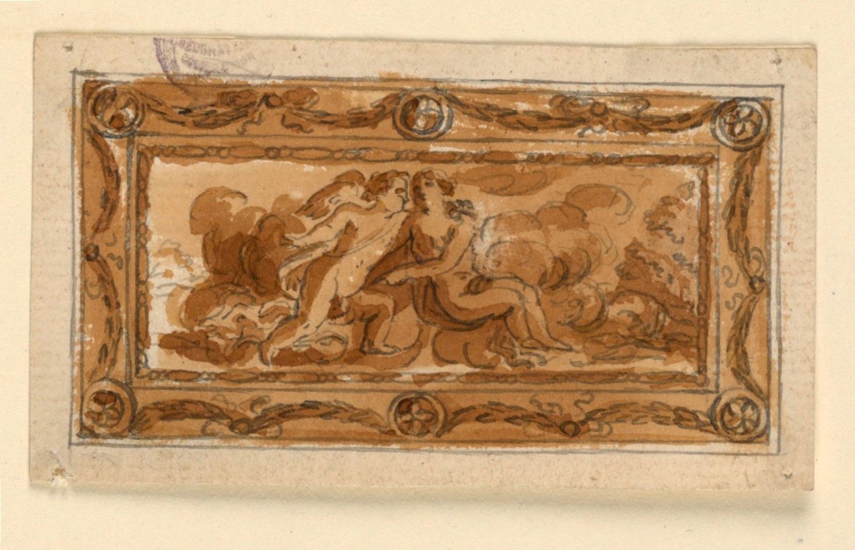 Progetto per la copertina di una tabacchiera da Unknown artist