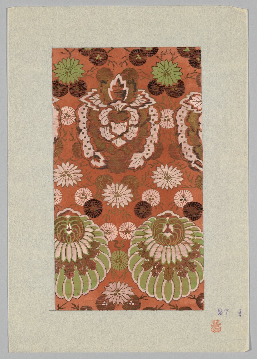 Design su carta da Unknown artist