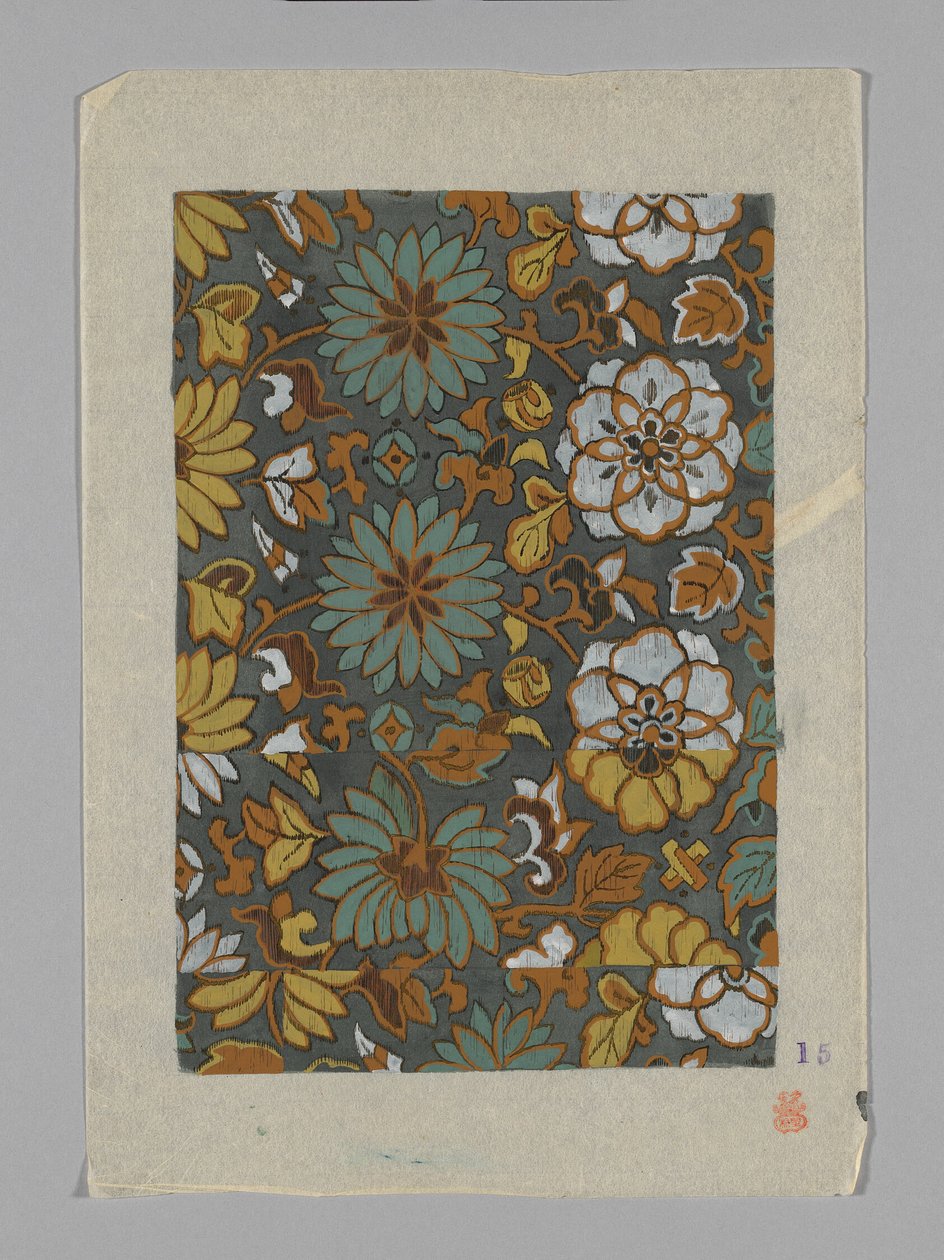 Design su carta da Unknown artist