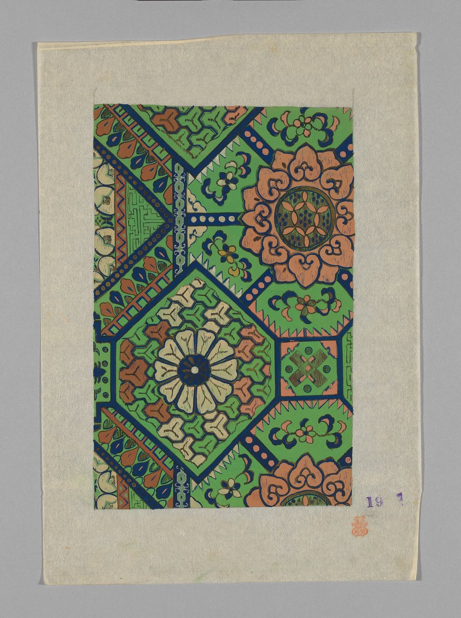 Design su carta da Unknown artist