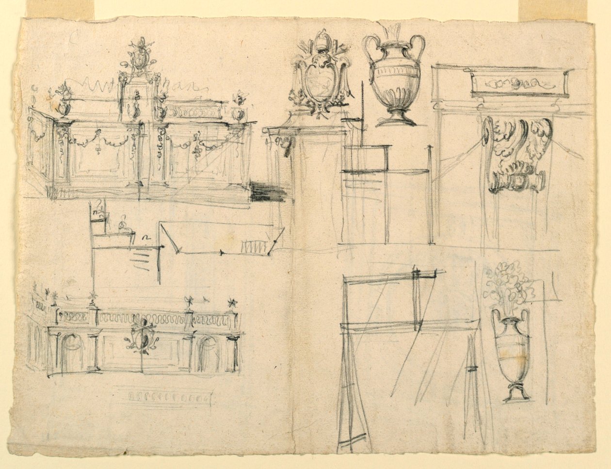 Progetti per Vasi e Architettura da Unknown artist