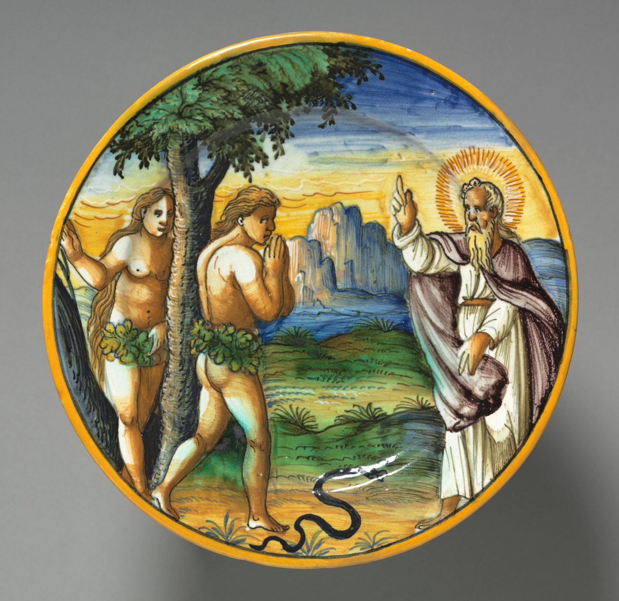 Piatto Raffigurante l