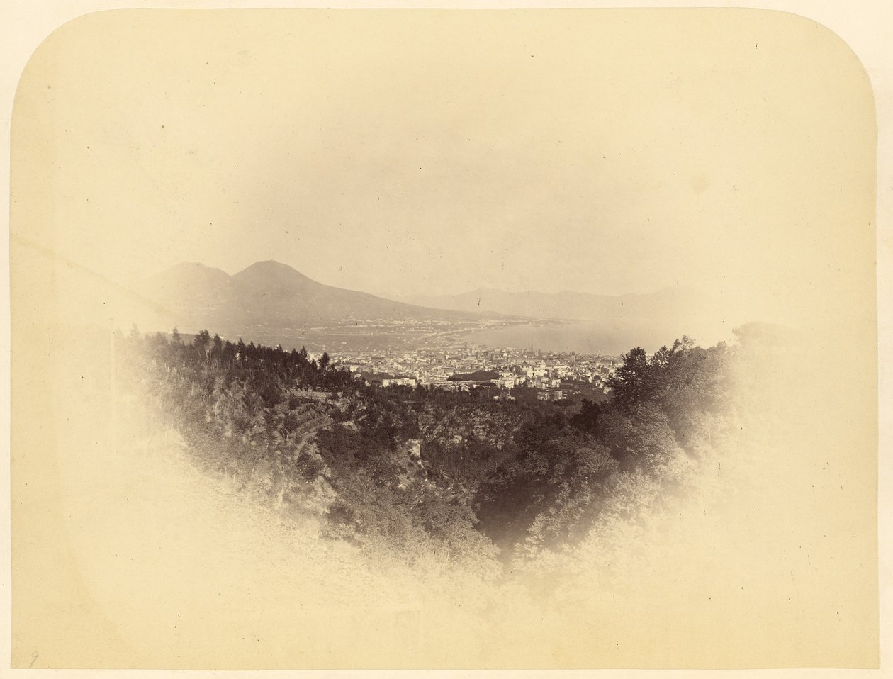[Vista lontana di Napoli] da Unknown artist