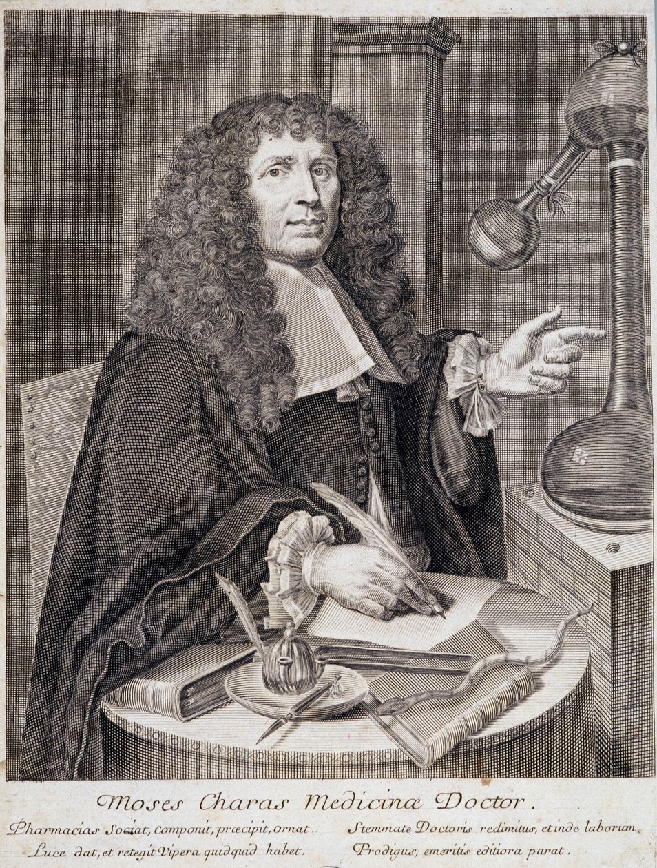 Dottore nel suo laboratorio, n.d. da Unknown artist