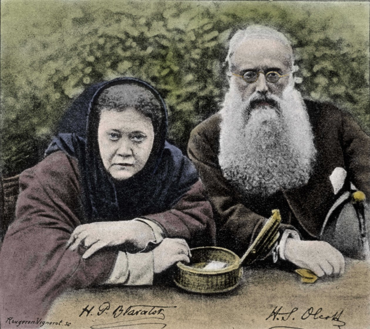 Elena Petrovna Blavatsky (1831-1891), teosofa russa, co-fondatrice della Società Teosofica nel 1875 con Henry Steel Olcott da Unknown artist