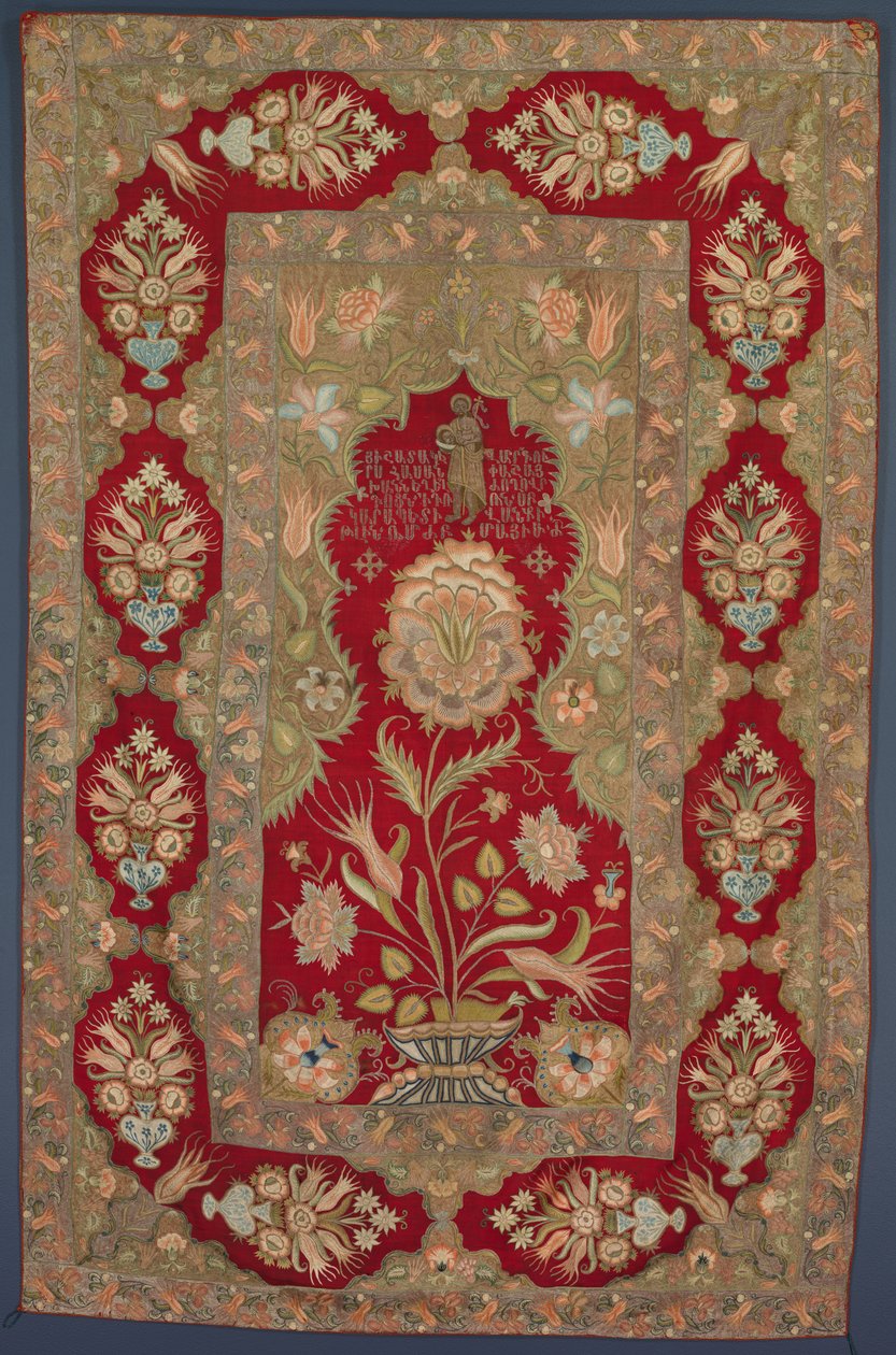 Tenda liturgica armena ricamata da Unknown artist
