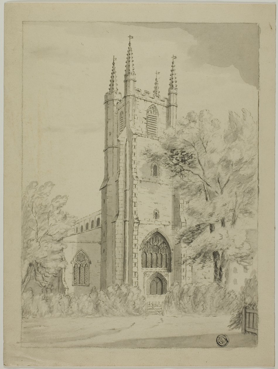 Chiesa di campagna inglese da Unknown artist