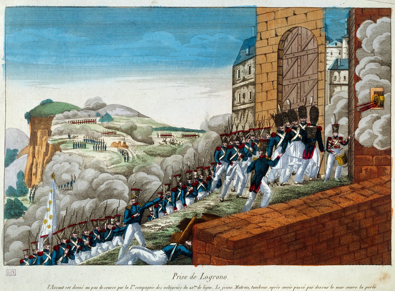 Spedizione dalla Spagna (1823-1829): la cattura di Logrono. 1823 Parigi, museo dell