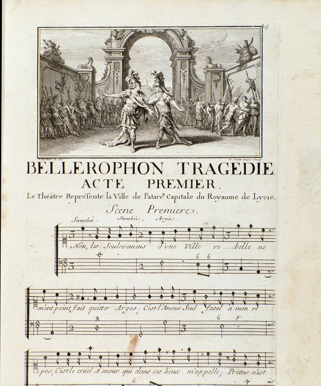 Primo atto di Bellerofonte da Unknown artist