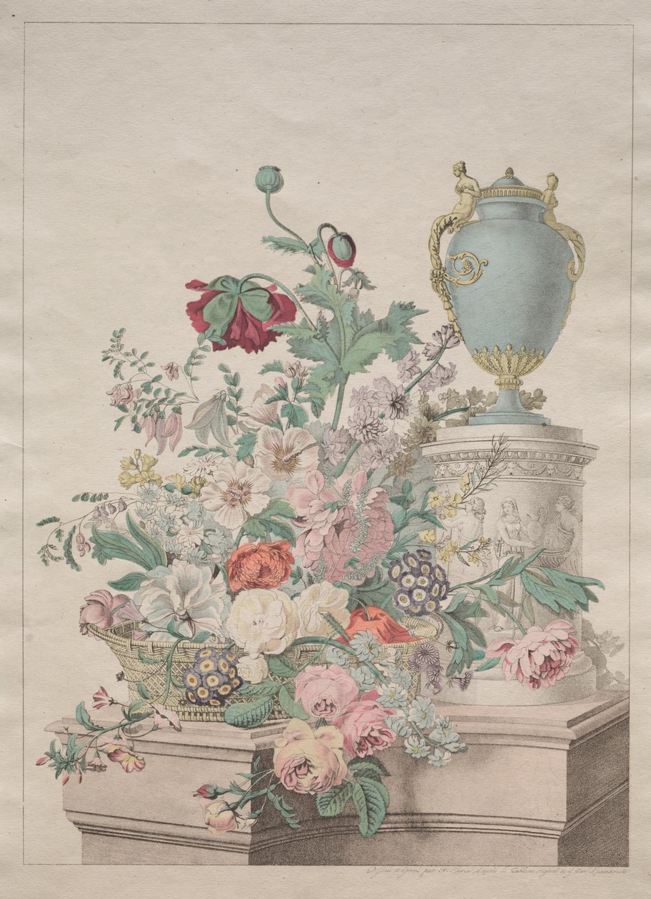 Flore Pittoresque ou Recueil de Fruits et de Fleurs da Unknown artist