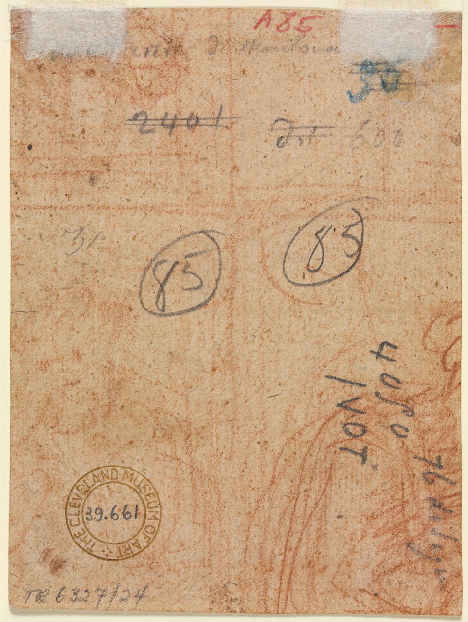 Frammento di due figure (verso) da Unknown artist